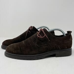 ZERO Brown Suede Oxfords Dress Shoes Size 260 (US Mens 8)